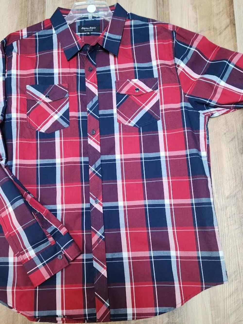Eighty-Eight Men's Plaid Shirt Western Style Size XXL